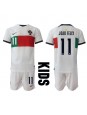 Portugal Joao Felix #11 Auswärts Trikotsatz für Kinder WM 2022 Kurzarm (+ Kurze Hosen)